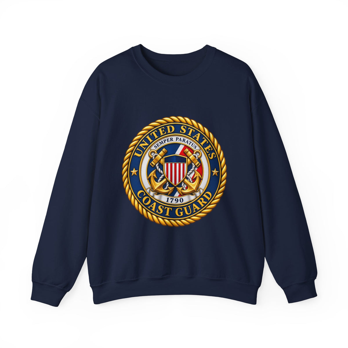 U.S. Coast Guard Emblem - Crewneck Sweatshirt
