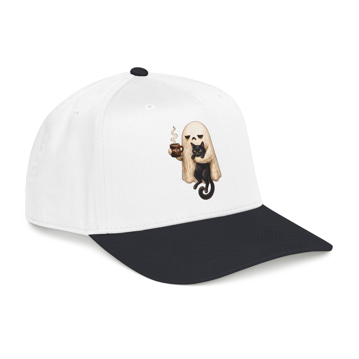 Meh Ghost and Black Cat - OTTO Baseball Hat