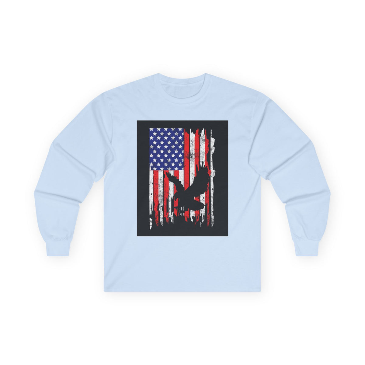 Old Glory Eagle - Unisex Ultra Cotton Long Sleeve Tee