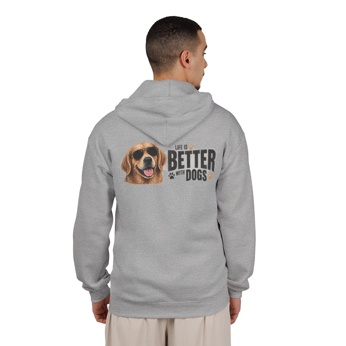 Dog Lover - Full-Zip Hooded Sweatshirt