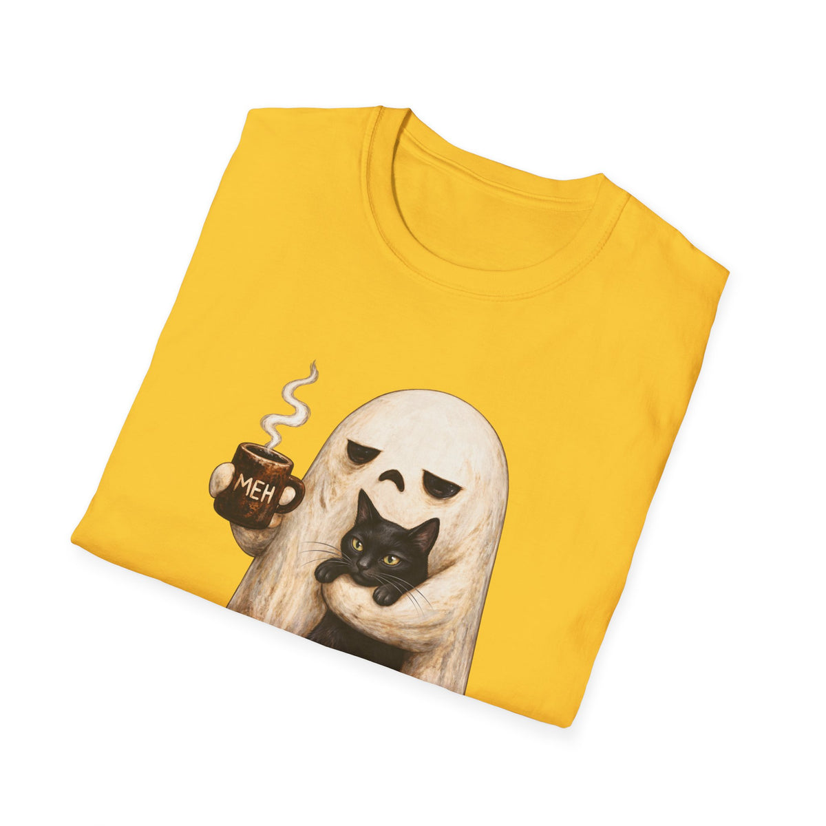 Meh Ghost and Black Cat - Classic Tee