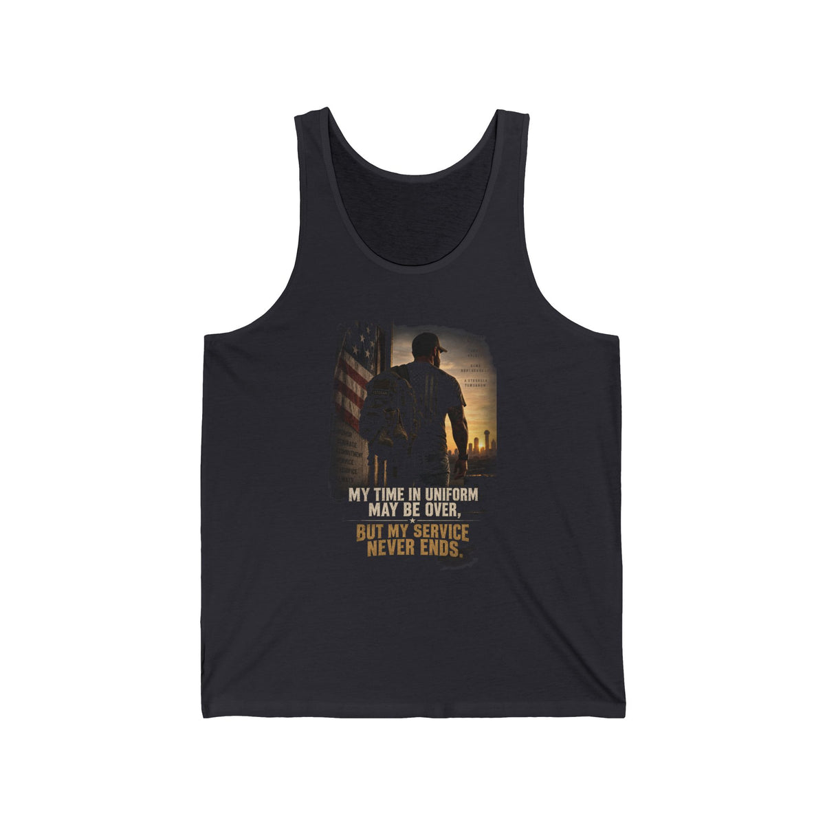 Service Never Ends - Athletic Tank