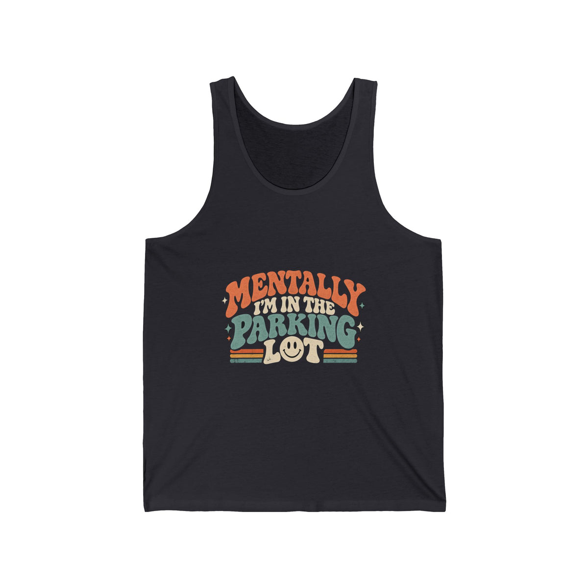 Secretly Plotting Dark Parking - Athletic Tank