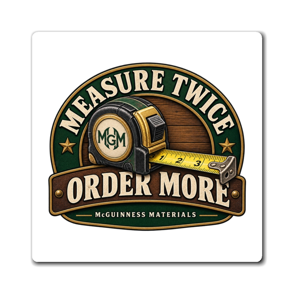 Measure Twice, Order More - Magnet