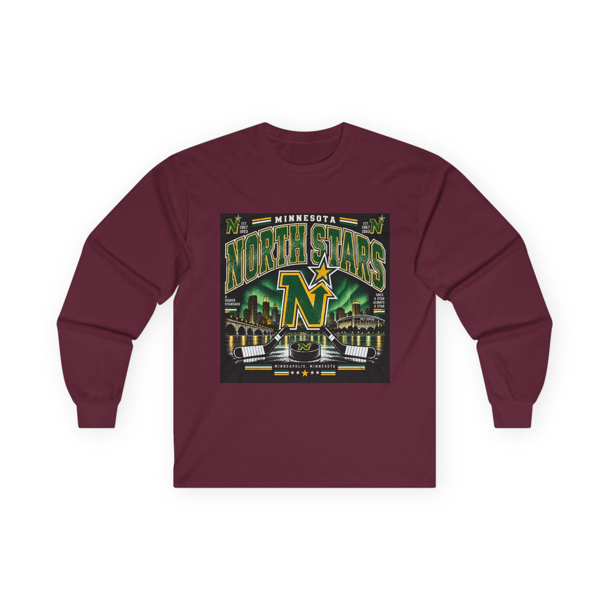 Minnesota North Stars Classic - Unisex Ultra Cotton Long Sleeve Tee