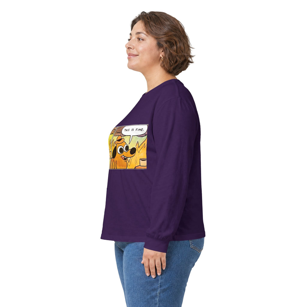 This Is Fine - Unisex Ultra Cotton Long Sleeve Tee