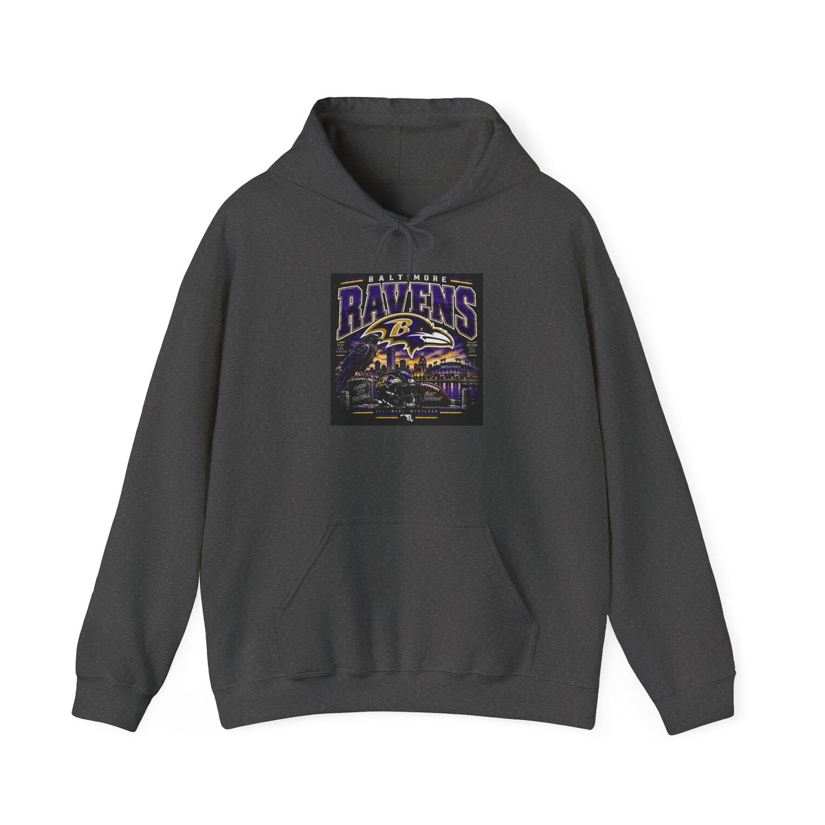 Baltimore Ravens Skyline Tee - Hoodie