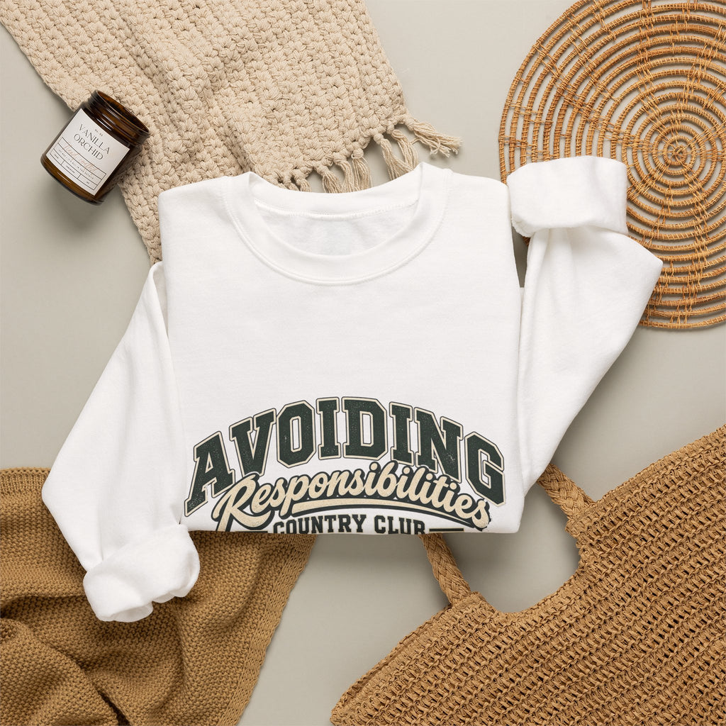 Avoiding Responsibility Country Club - Crewneck Sweatshirt