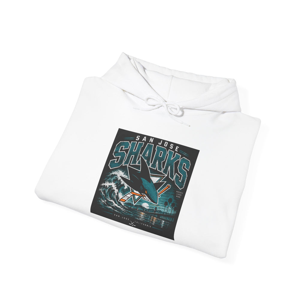 Sharks Wave Hockey Tee - Hoodie