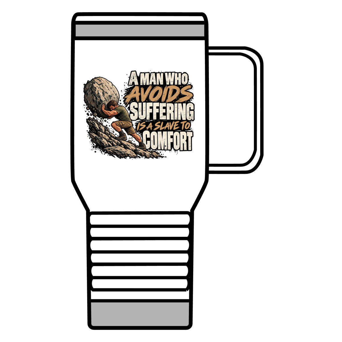 A Man Who Avoids Suffering - 20oz Insulated Mug