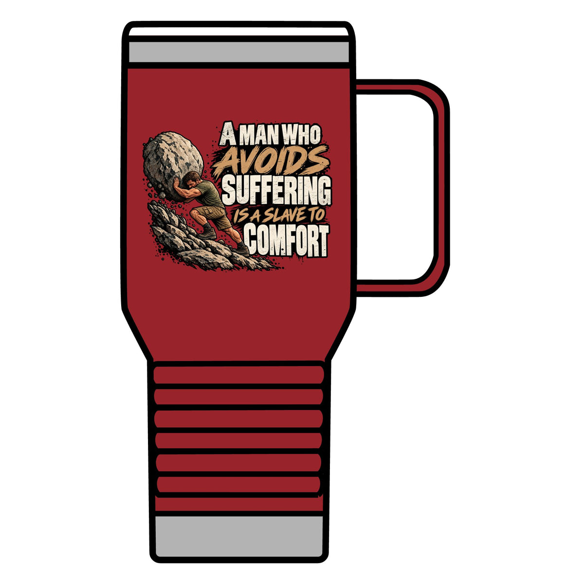 A Man Who Avoids Suffering - 20oz Insulated Mug