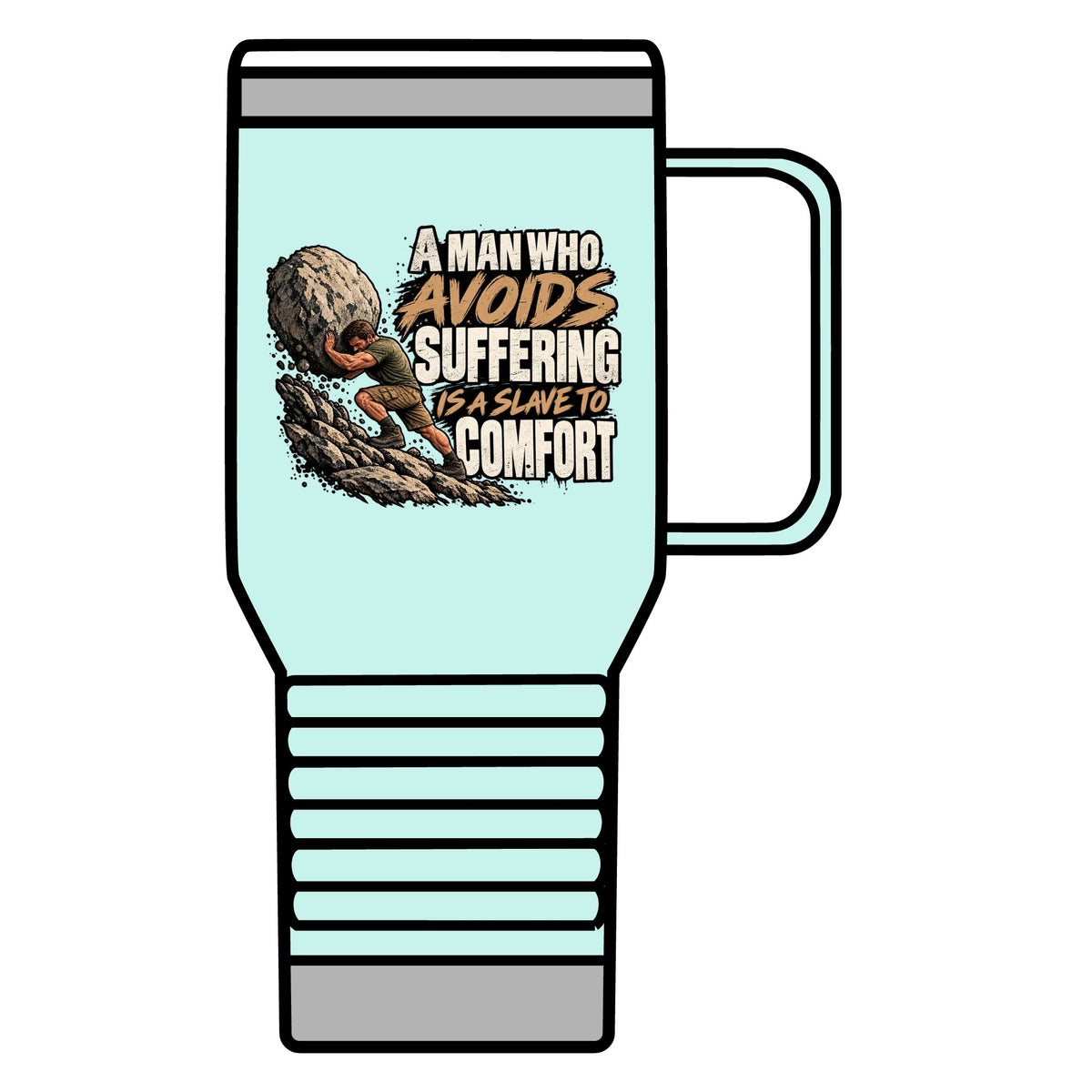 A Man Who Avoids Suffering - 20oz Insulated Mug