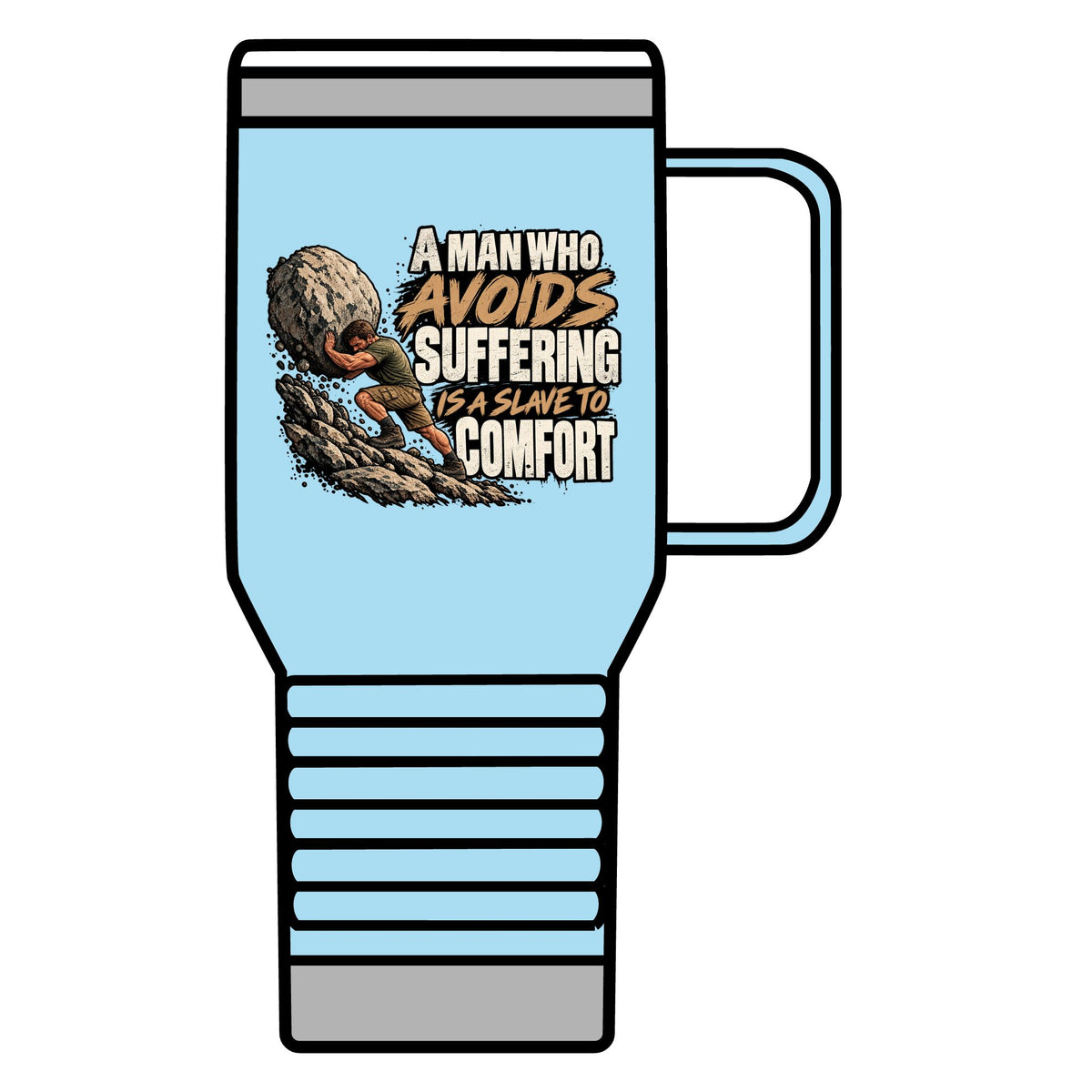 A Man Who Avoids Suffering - 20oz Insulated Mug