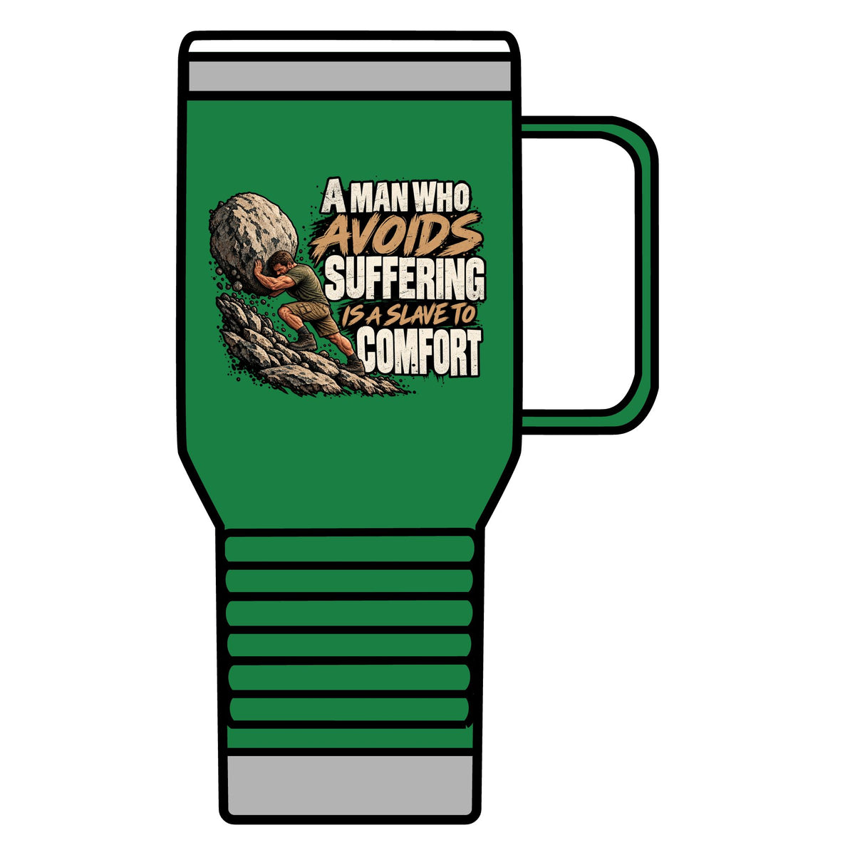A Man Who Avoids Suffering - 20oz Insulated Mug