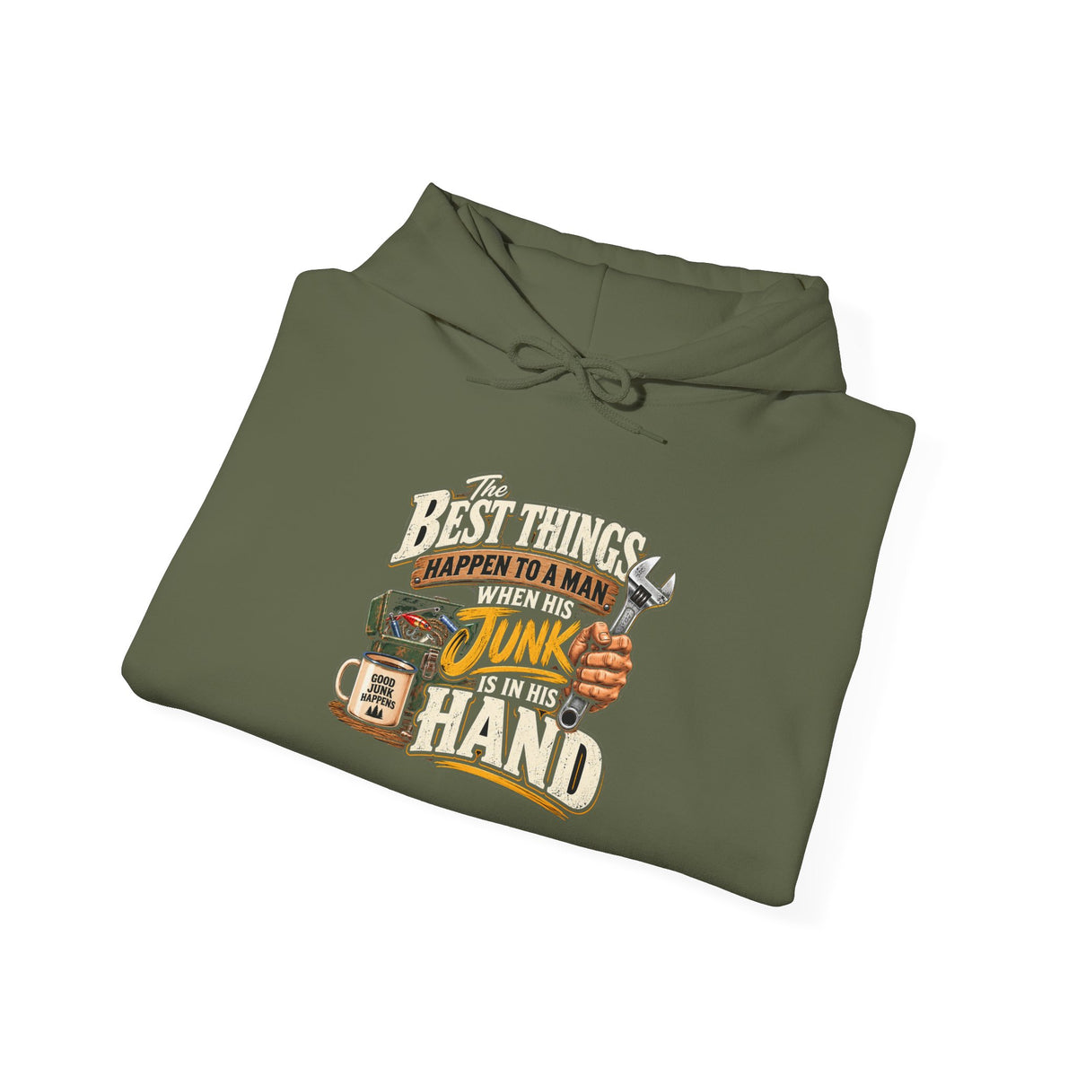 Best Things Happen in a Man's Hand - Hoodie