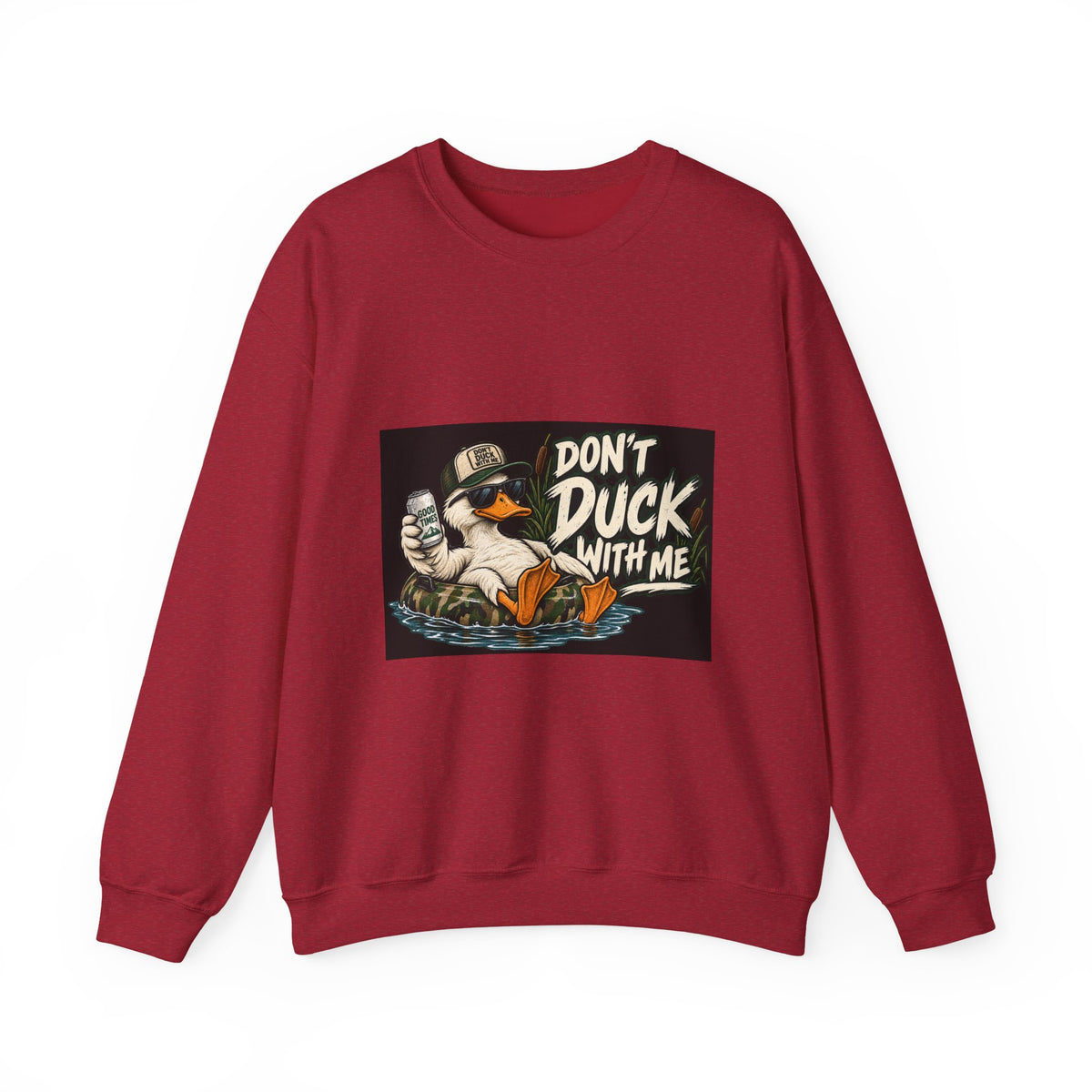 Duck With Me Camo - Crewneck Sweatshirt