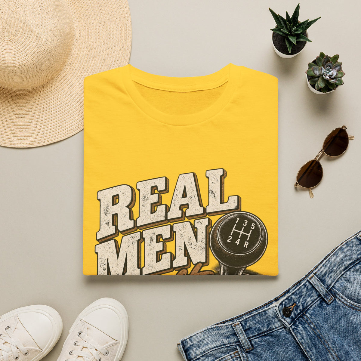 Real Men Shift - Classic Tee
