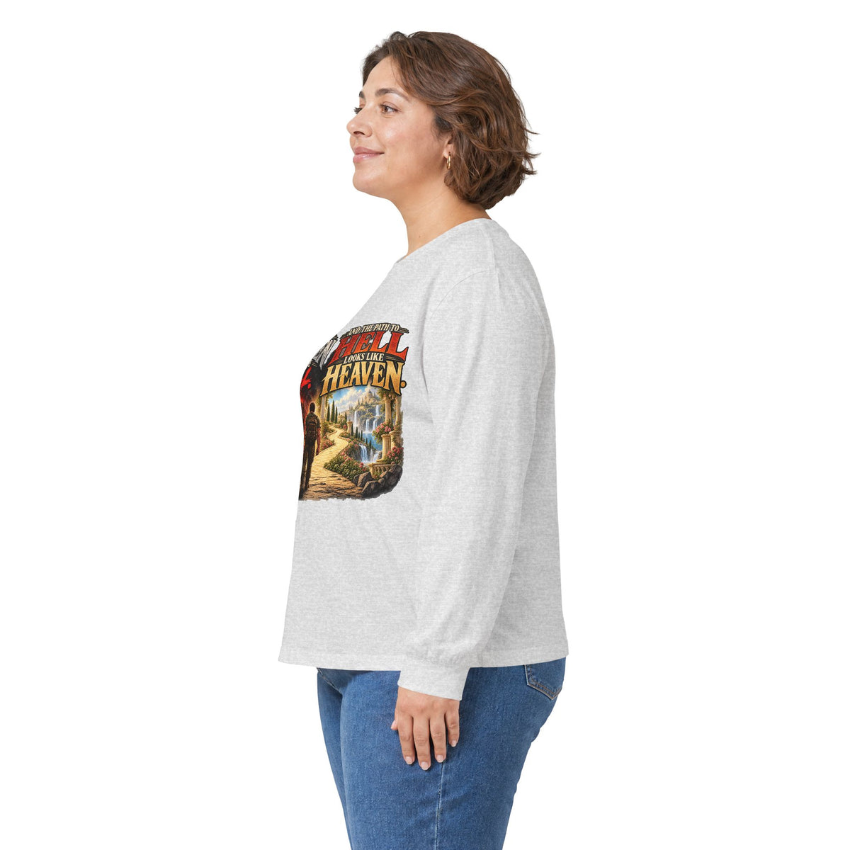 Path To Heaven Path To Hell - Unisex Ultra Cotton Long Sleeve Tee