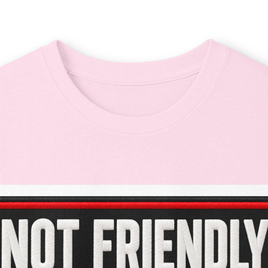 Not Friendly - Service Dog Patch - Unisex Ultra Cotton Long Sleeve Tee
