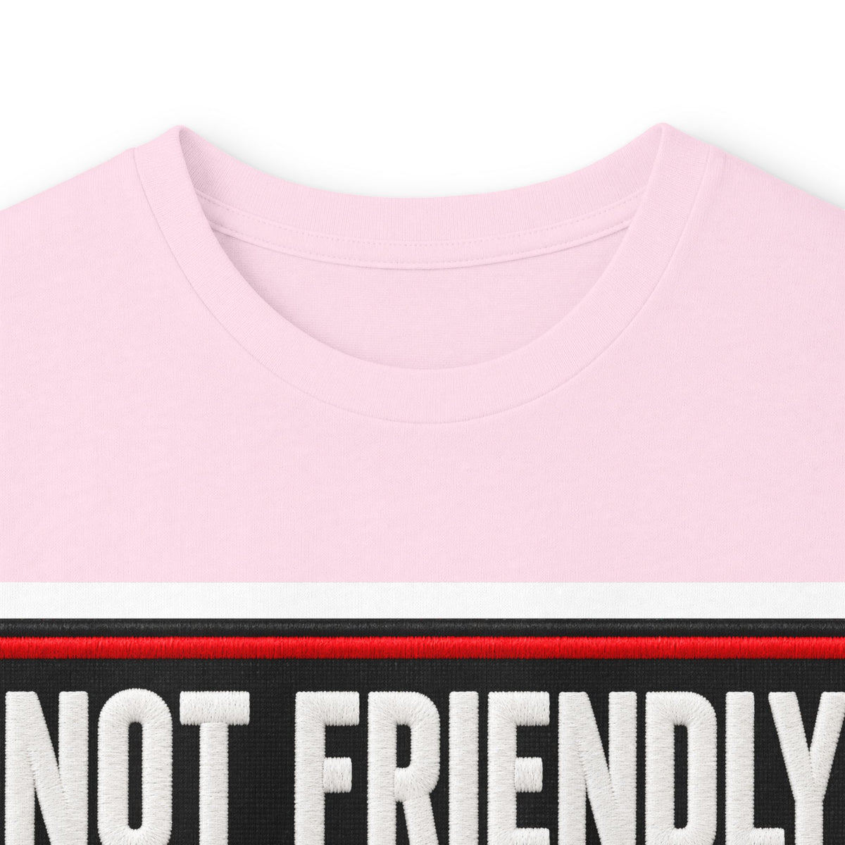 Not Friendly - Service Dog Patch - Unisex Ultra Cotton Long Sleeve Tee