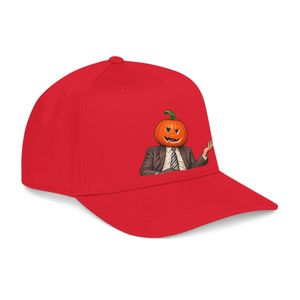Pumpkin Head Office Cartoon - OTTO Baseball Hat