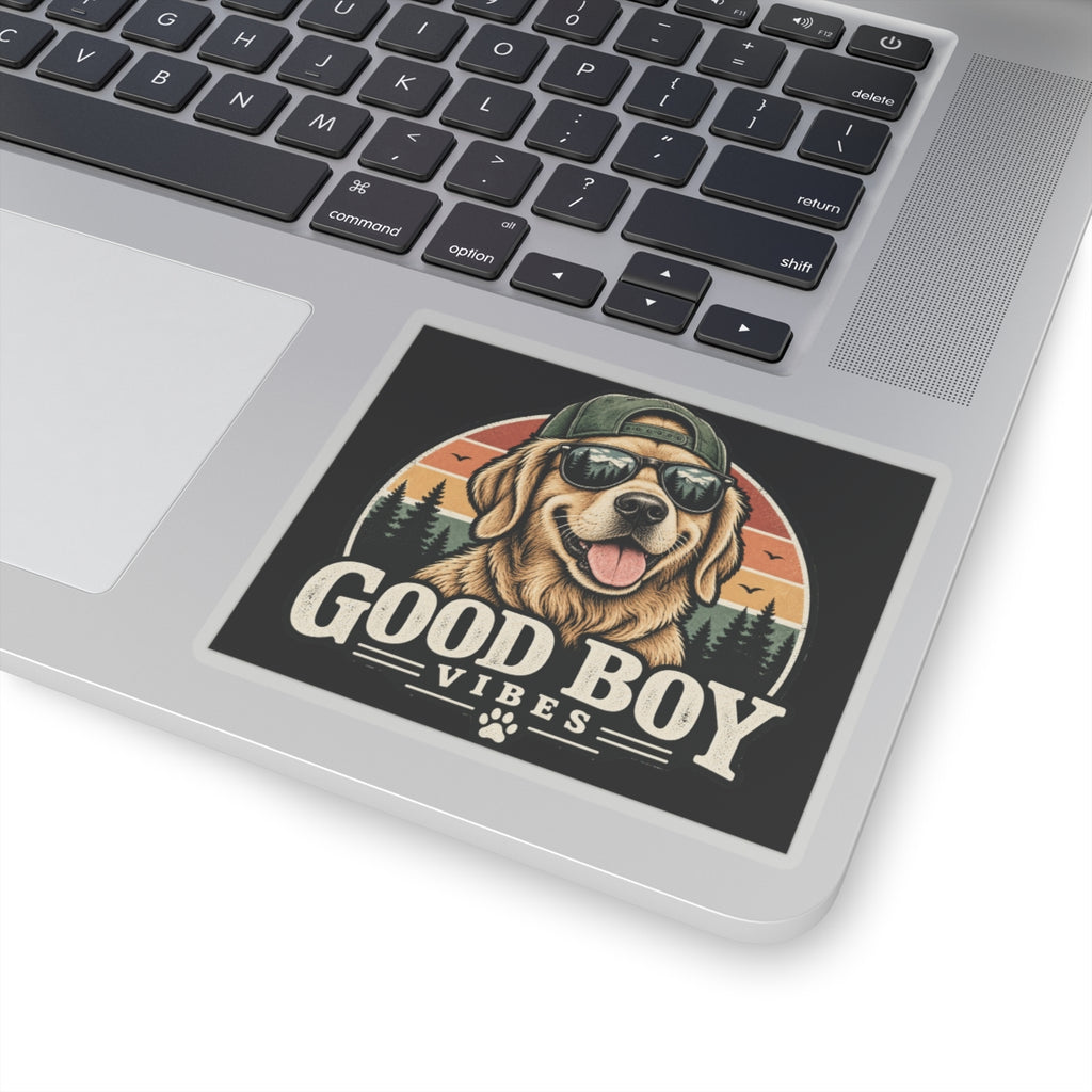 Good Boy Vibes - Kiss-Cut Sticker