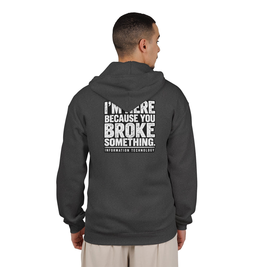 Broke Something - Full-Zip Hooded Sweatshirt
