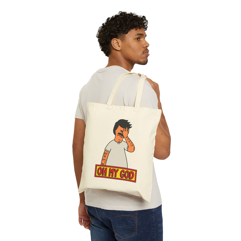 Oh My God Reaction Tee - Canvas Tote