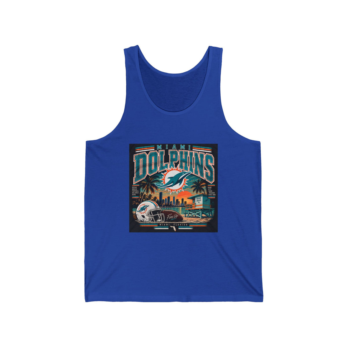 Miami Dolphins Paradise - Athletic Tank