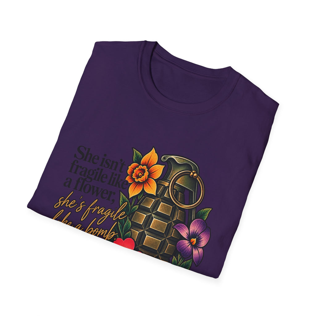 Fragile Like a Bomb - Floral Grenade - Classic Tee