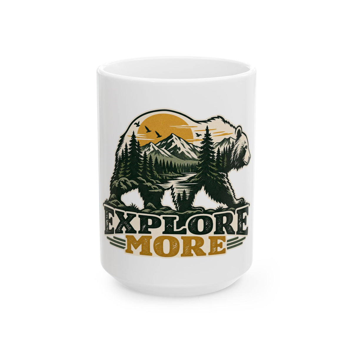 Explore More Bear - Ceramic Mug 11oz and 15oz