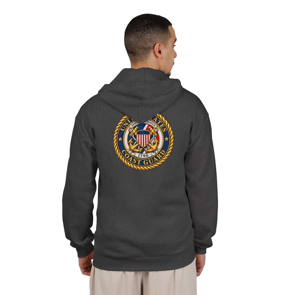U.S. Coast Guard Emblem - Full-Zip Hooded Sweatshirt
