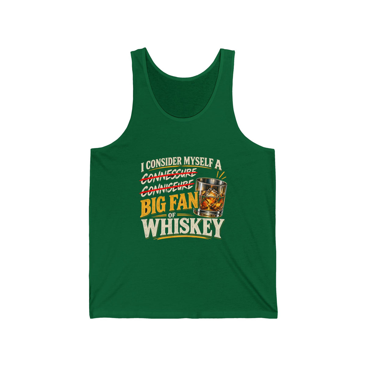 Big Fan of Whiskey - Athletic Tank
