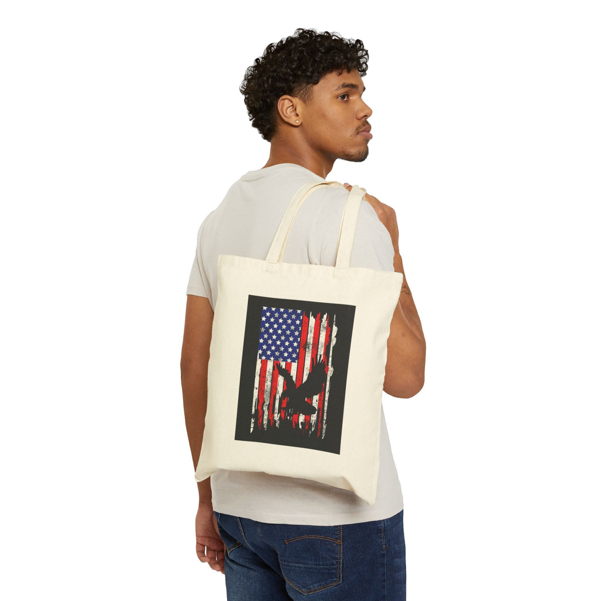 Old Glory Eagle - Canvas Tote
