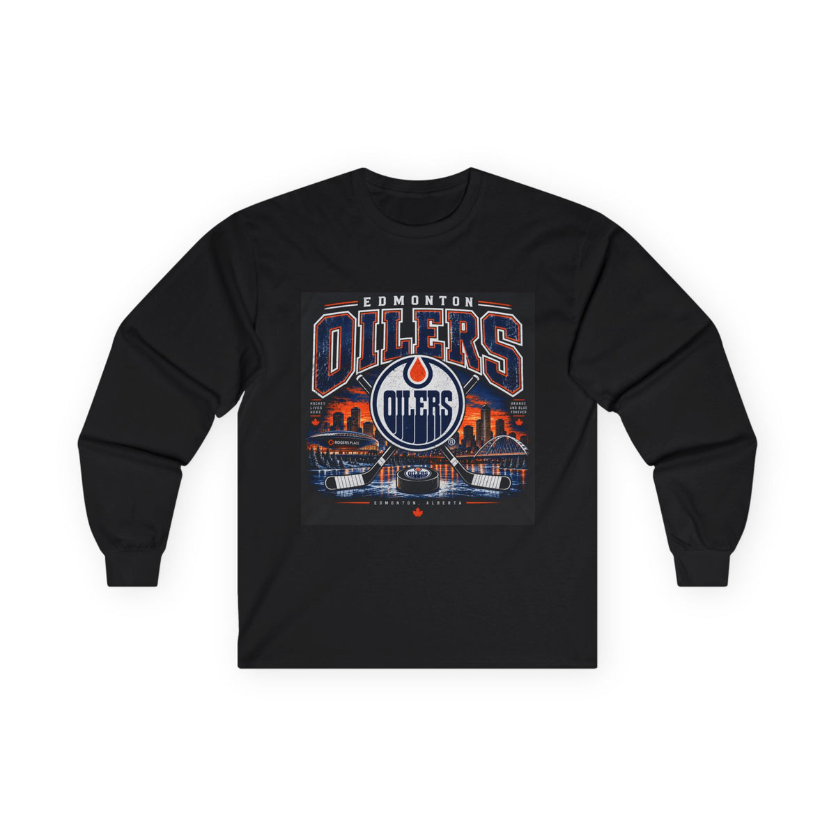 Edmonton Oilers Hockey Pride - Unisex Ultra Cotton Long Sleeve Tee