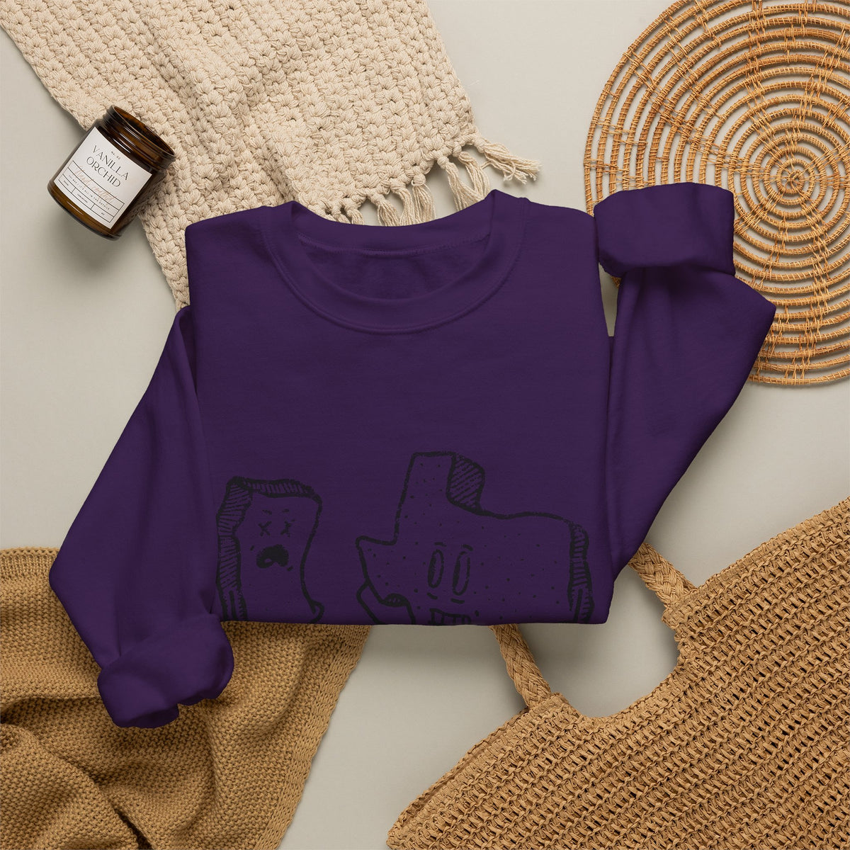 Texas v California - Crewneck Sweatshirt