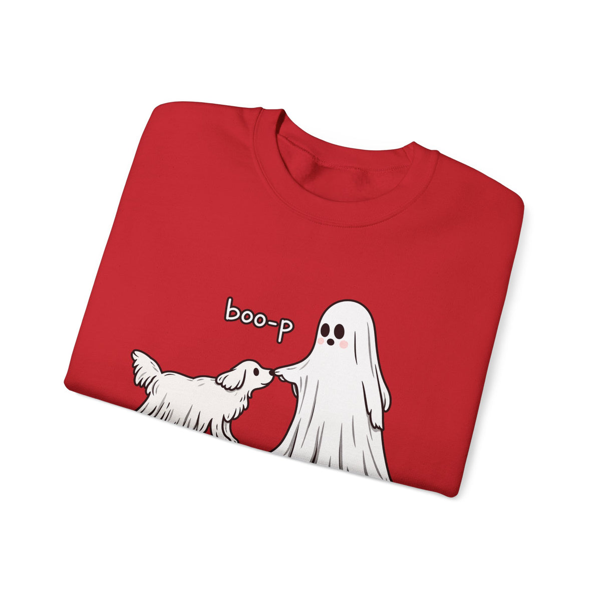 Boo-p Ghost and Dog - Crewneck Sweatshirt