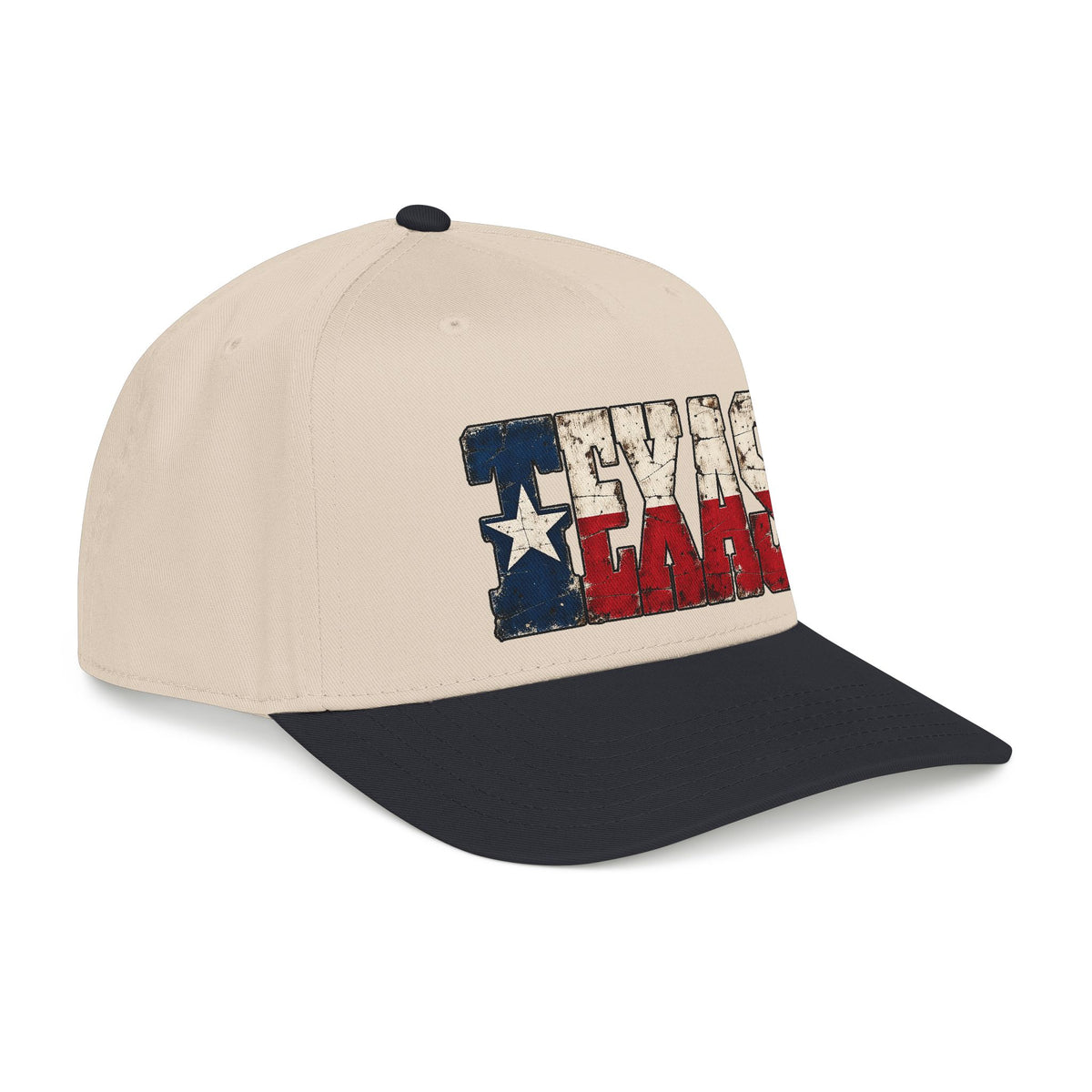 Texas Flag Block Letters - OTTO Baseball Hat