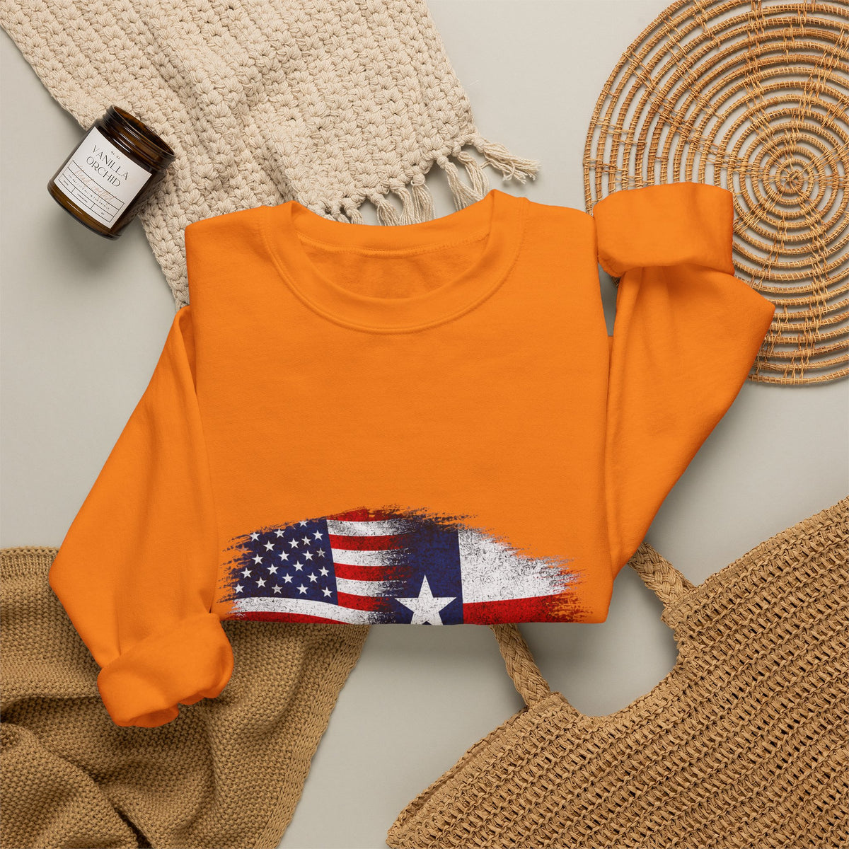 American by Birth, Texan by Choice - Crewneck Sweatshirt