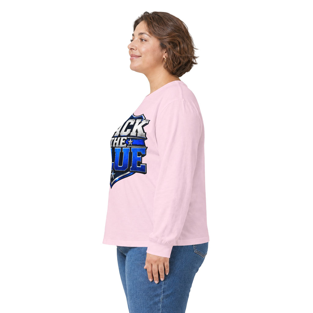 Back the Blue Shield - Unisex Ultra Cotton Long Sleeve Tee