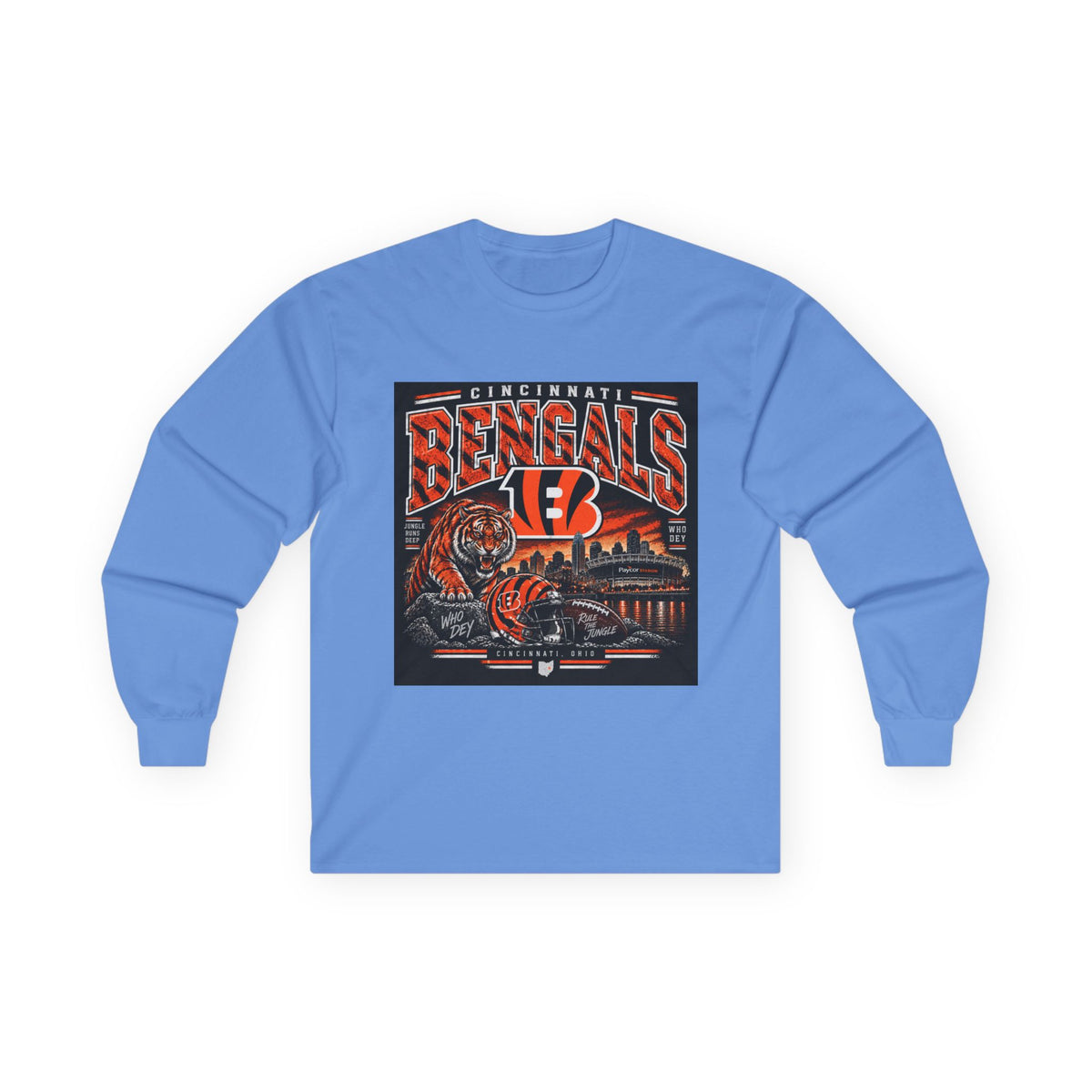 Cincinnati Bengals Jungle Reign - Unisex Ultra Cotton Long Sleeve Tee
