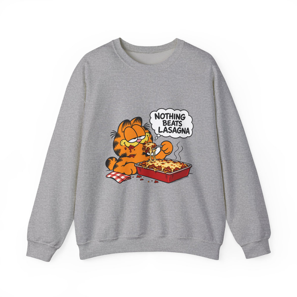 Nothing Beats Lasagna - Crewneck Sweatshirt