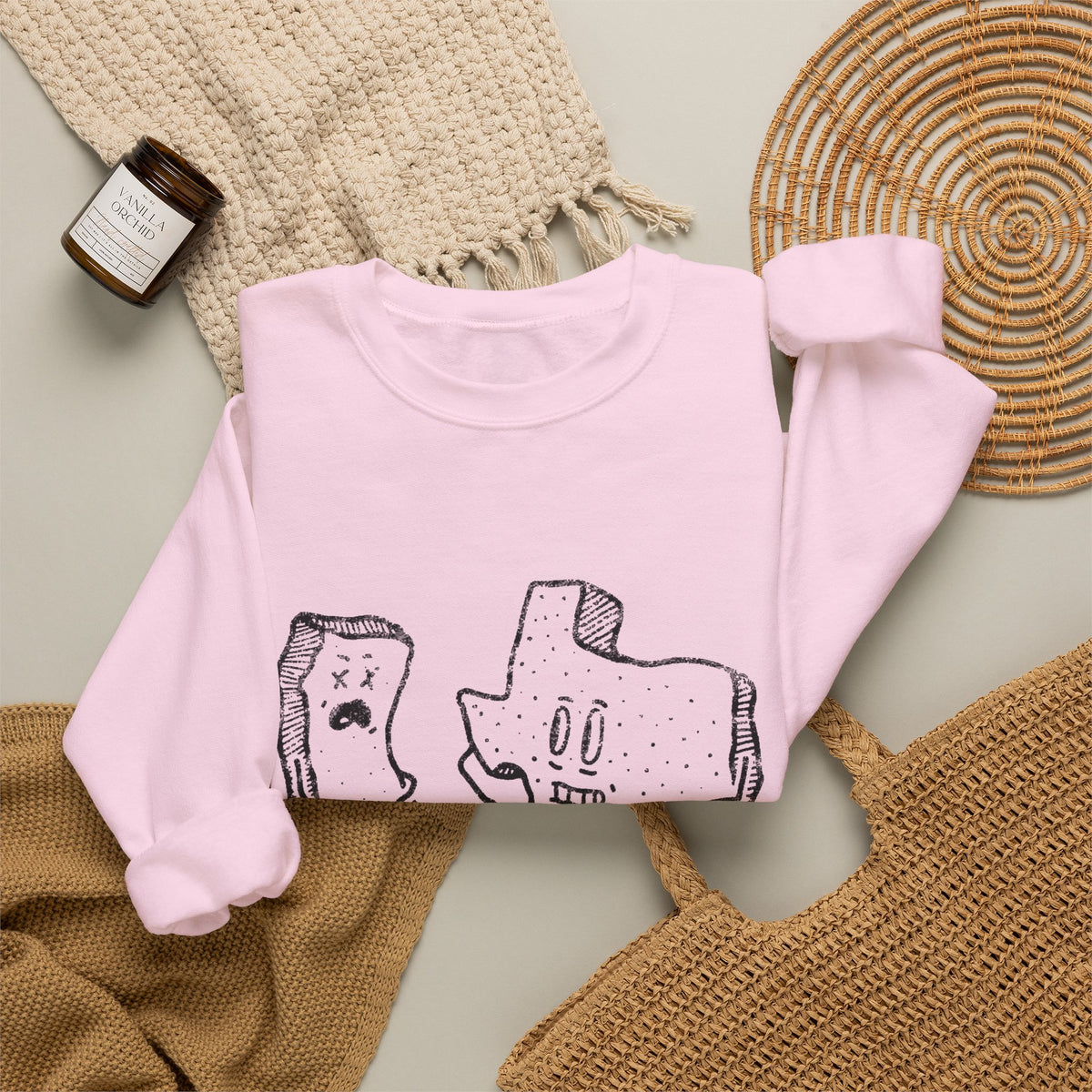 Texas v California - Crewneck Sweatshirt