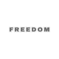 Freedom - Kiss-Cut Sticker