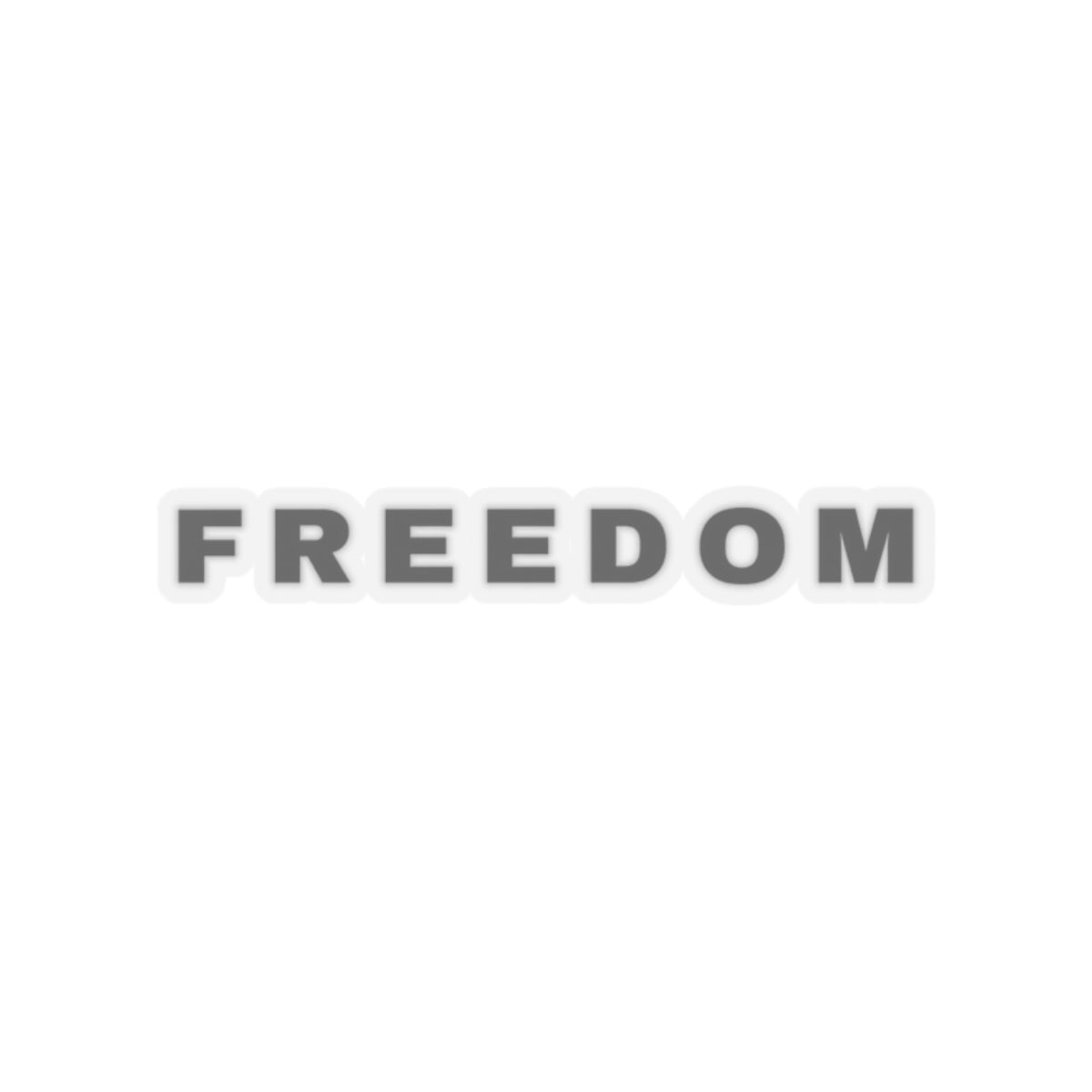 Freedom - Kiss-Cut Sticker