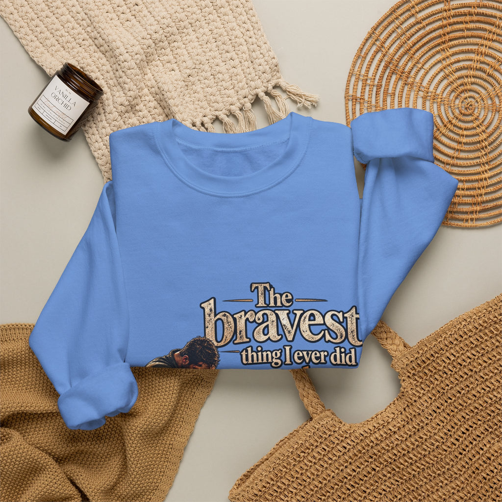The Bravest Thing I Ever Did Was Keep Living - Crewneck Sweatshirt