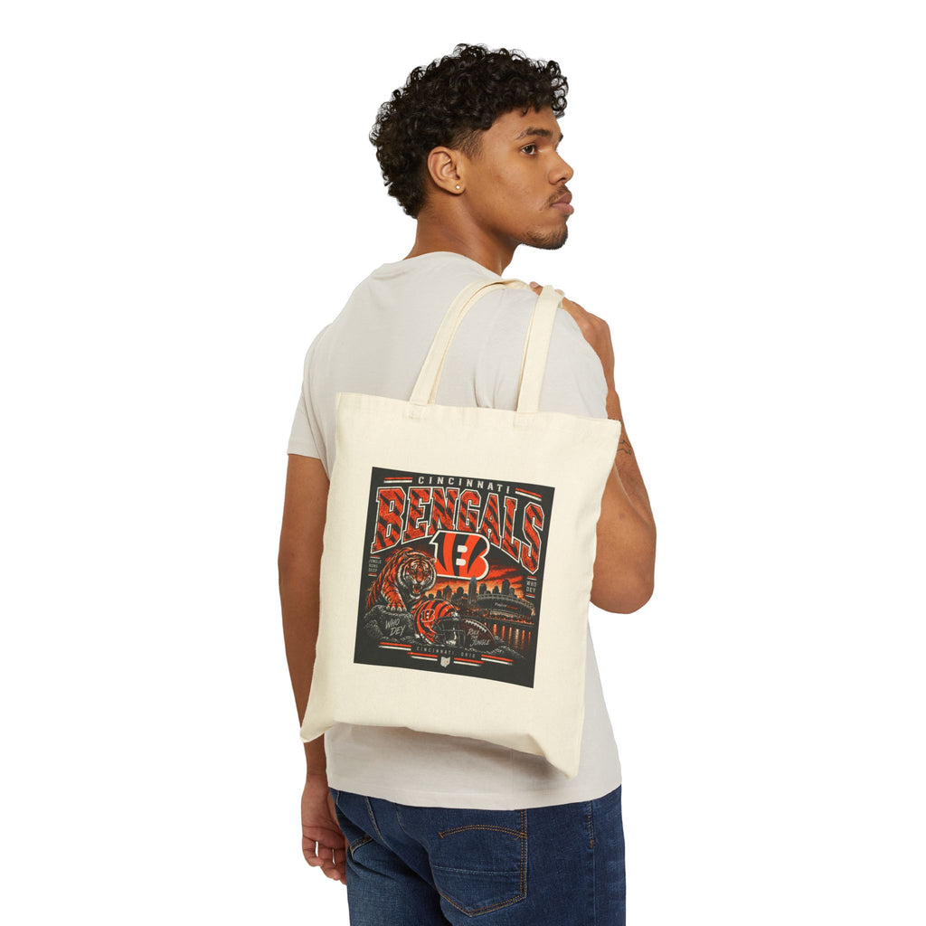 Cincinnati Bengals Jungle Reign - Canvas Tote
