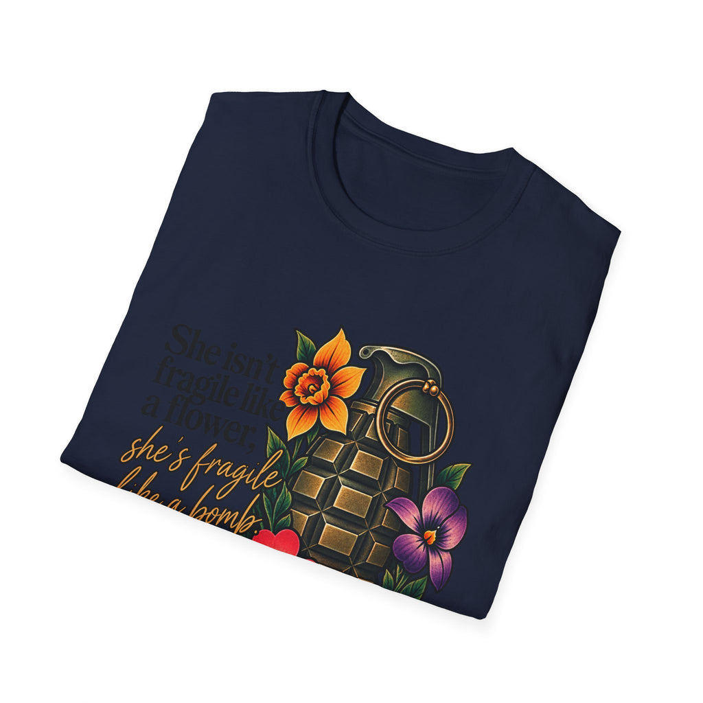 Fragile Like a Bomb - Floral Grenade - Classic Tee