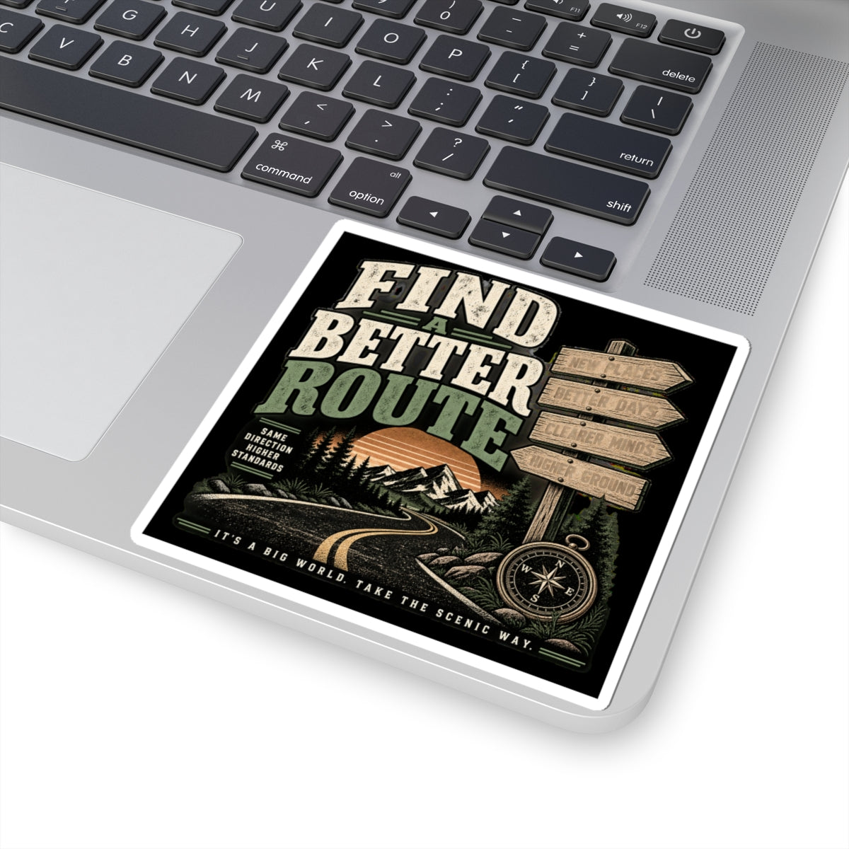 Find A Better Route - Kiss-Cut Sticker