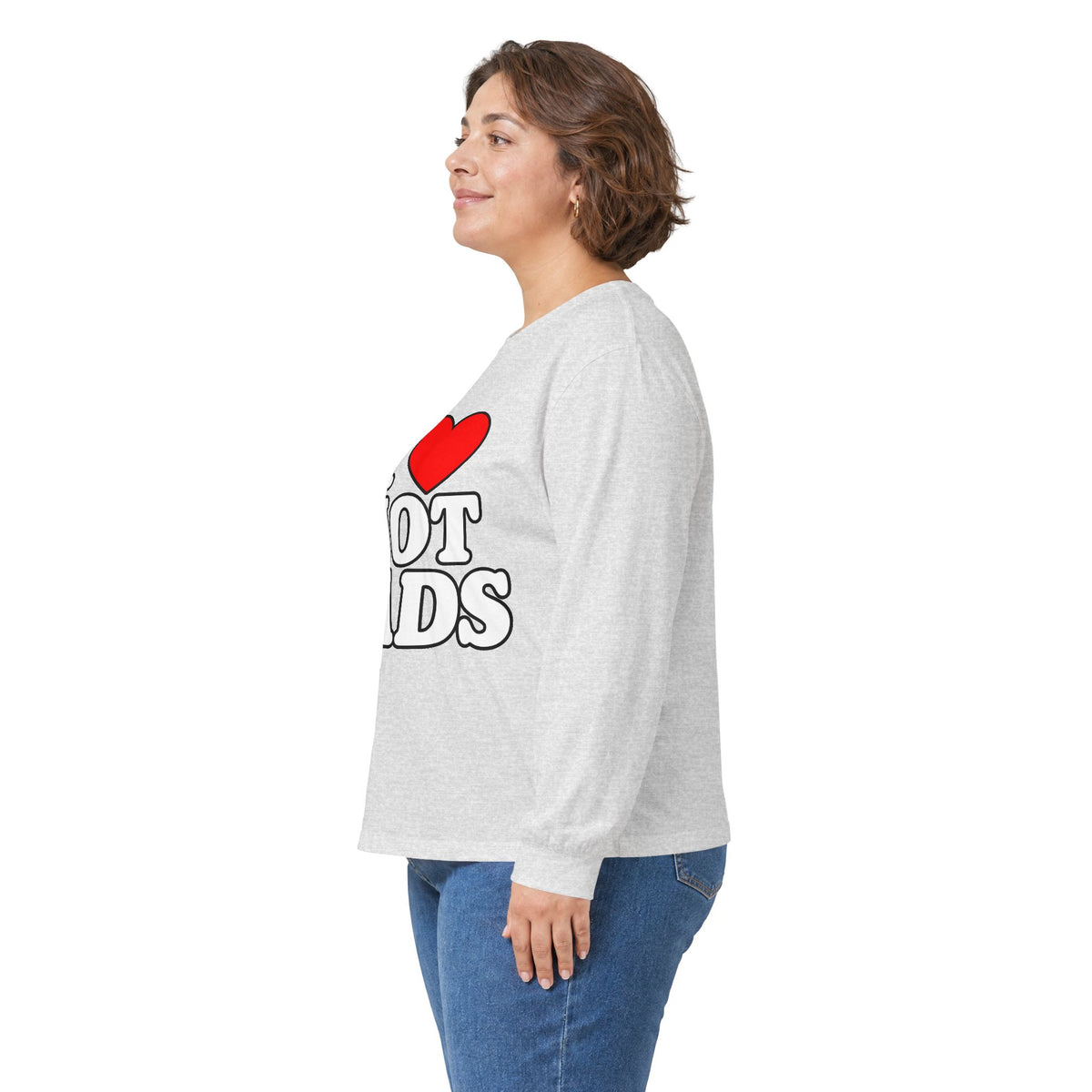 I Love Hot Dads - Unisex Ultra Cotton Long Sleeve Tee